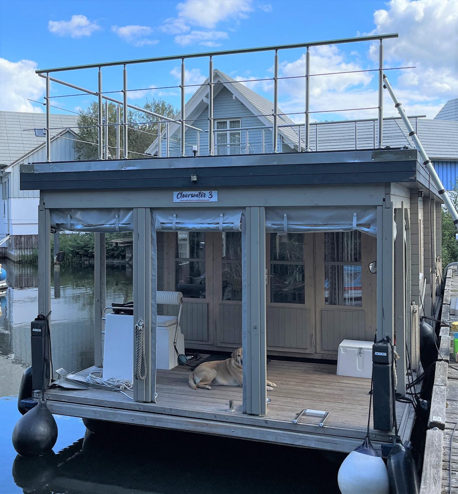 Hausboot CW 3 – an Bord