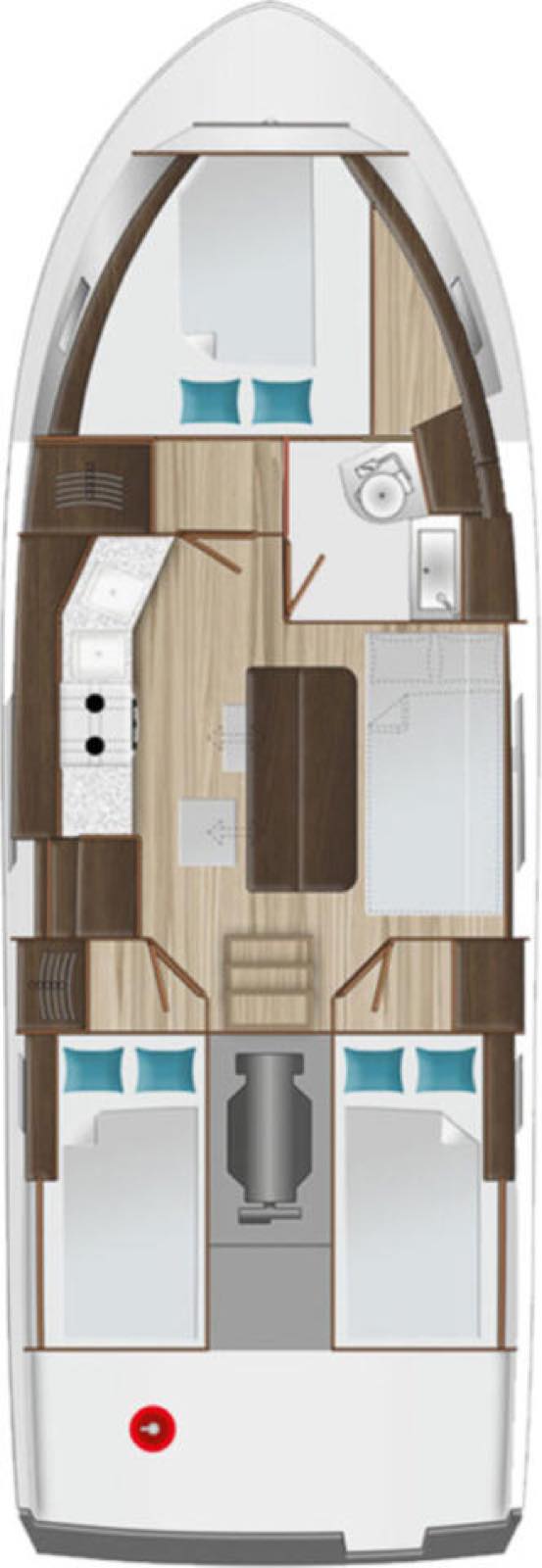 Hausboot Mary-Ann – an Bord