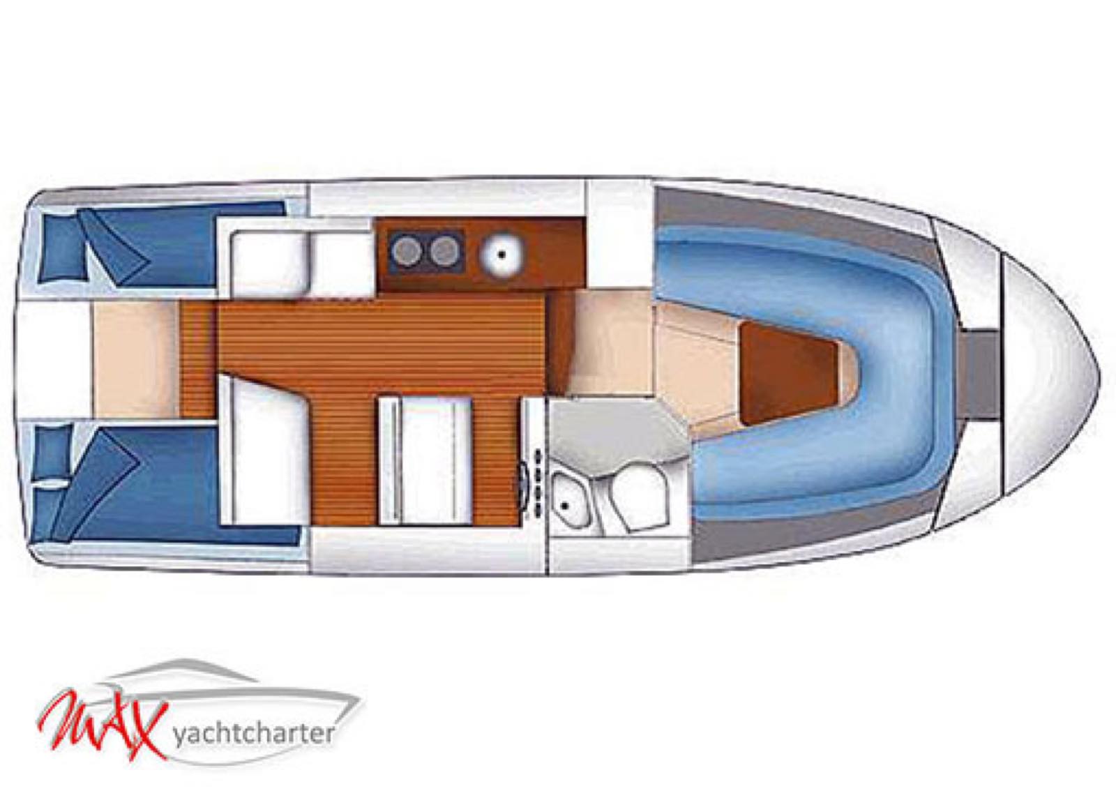 Hausboot starkes Mäxchen – an Bord