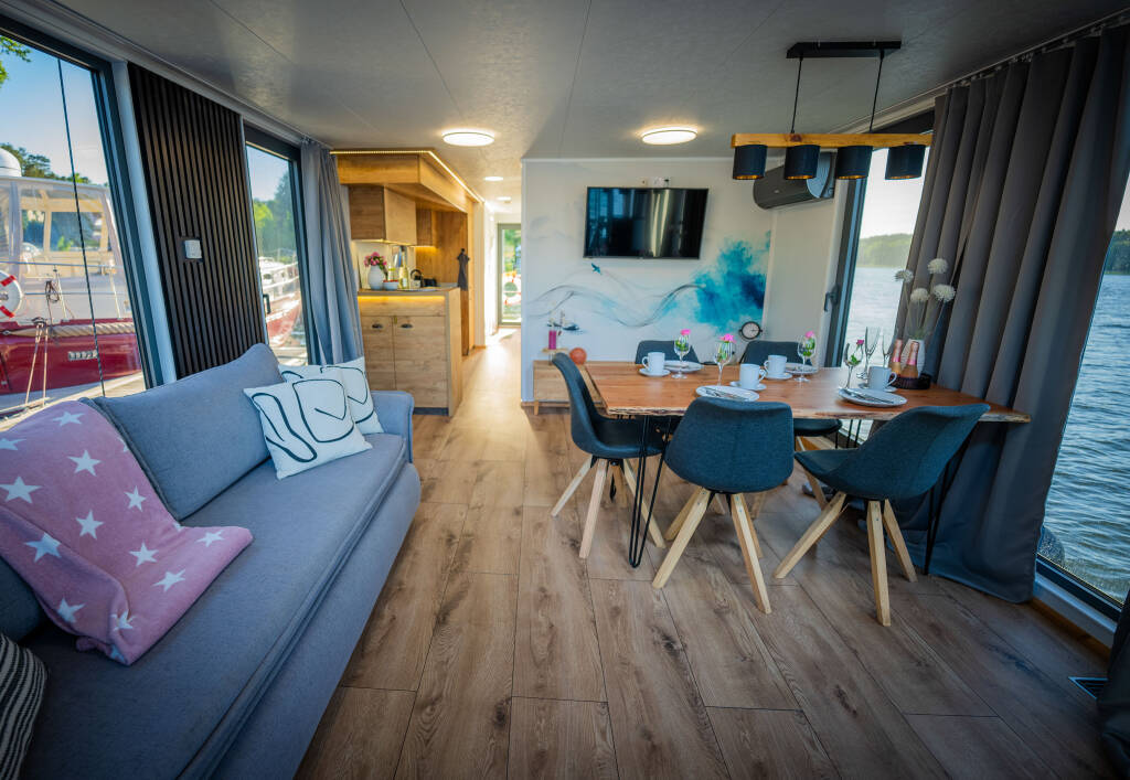 Hausboot Roma – an Bord